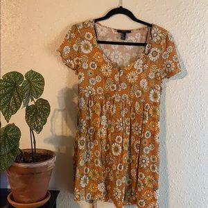 70s Inspired Babydoll Dress
